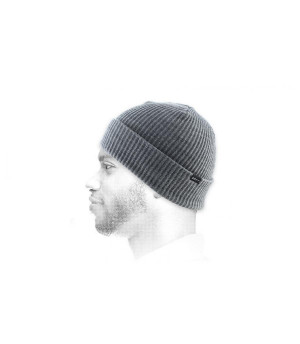 gorro gris jaspeado solapa Obey Acacia Beanie heather grey